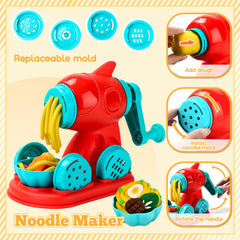 Aprilwolf ice cream maker dough piece for colorful pretend treats