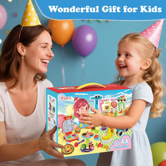 Aprilwolf multi-child-interaction-dough-set encourages sharing and cooperative crafting