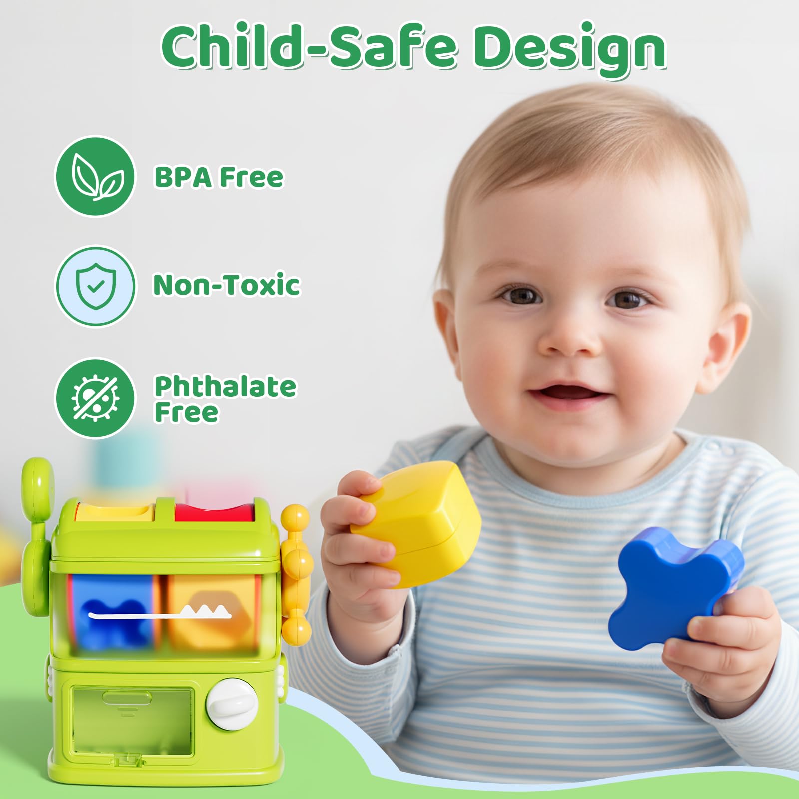 Aprilwolf smooth edges ensure safe hands-on exploration