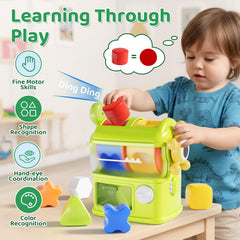 Aprilwolf toddler lever and steering wheel introduce cause-and-effect fun