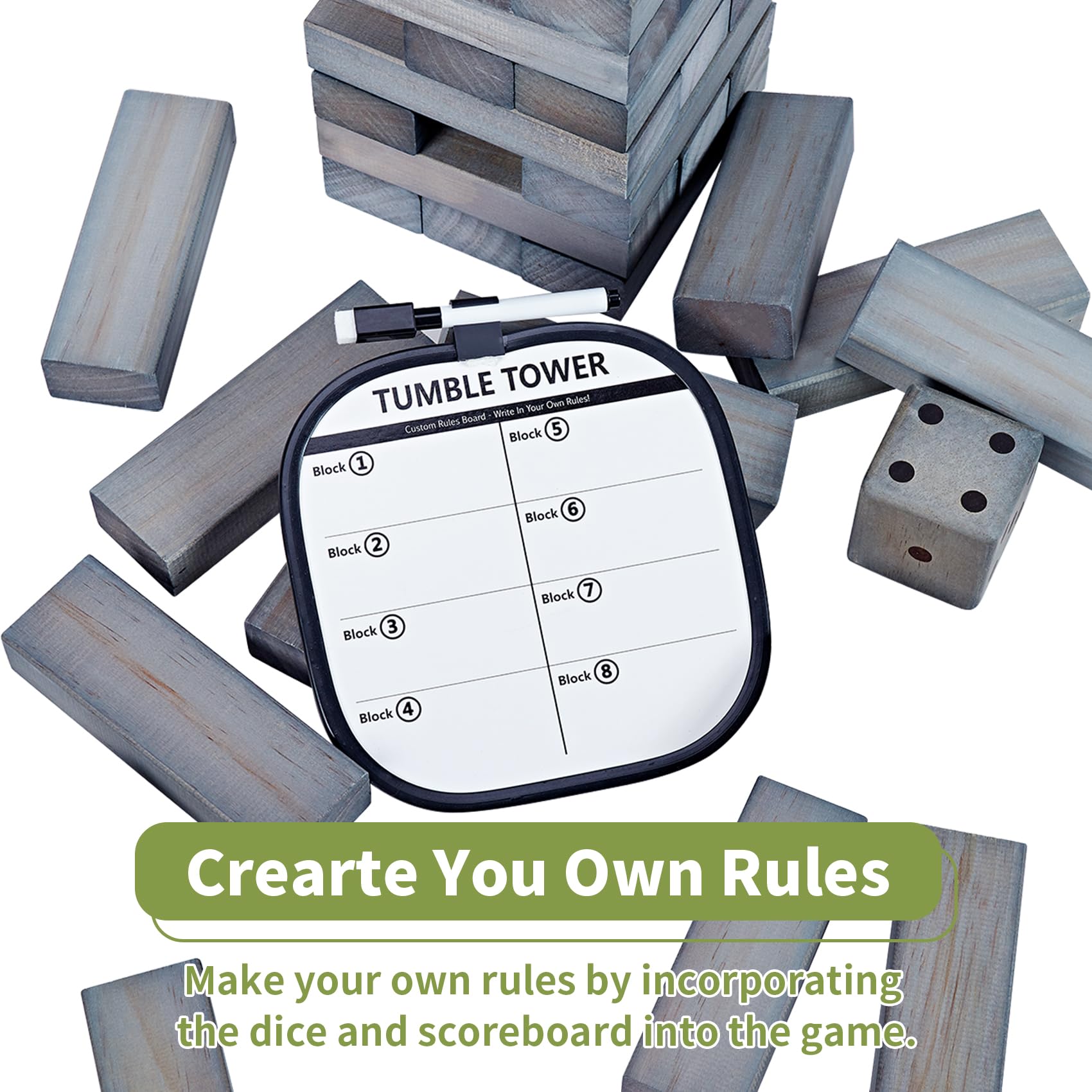 ApudArmis dice included for customizable rules and faster turns.
