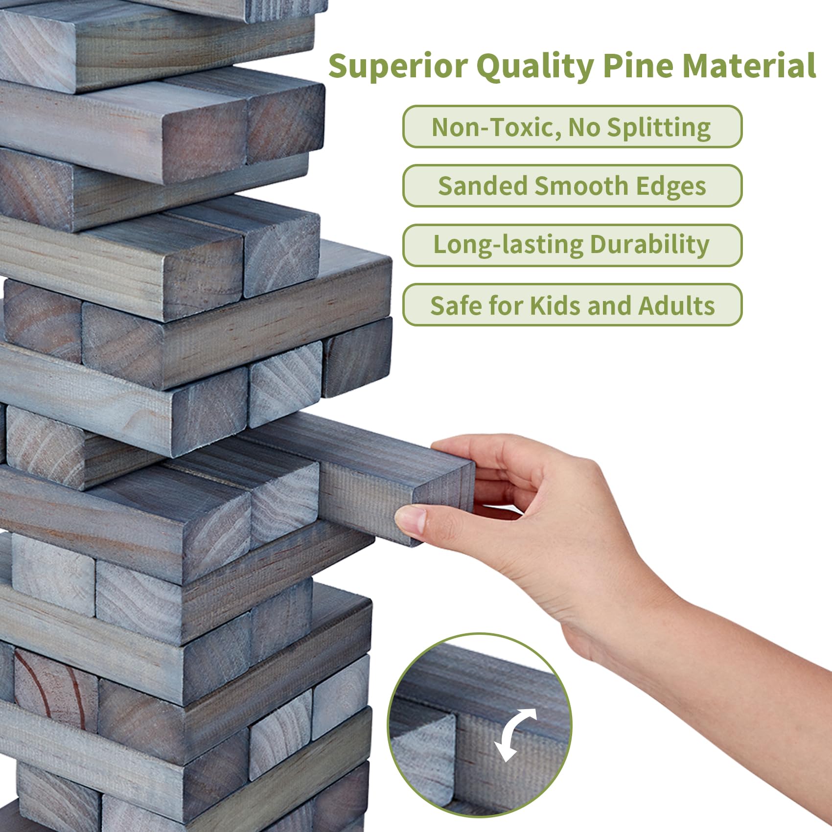 ApudArmis premium pinewood blocks deliver durable, safe play for all ages.