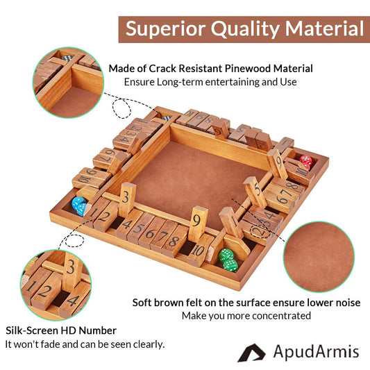 ApudArmis wooden-number-tiles—clear, reusable components for quick math practice and strategy.