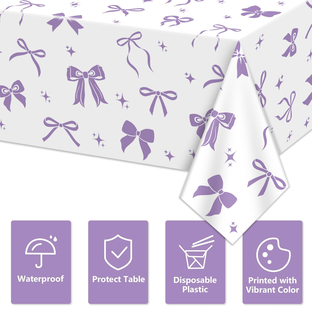 APUXXJUPA bow-theme party decor enhances table styling