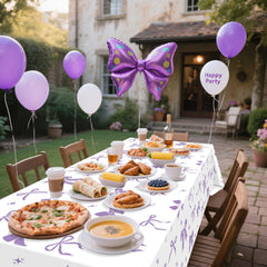 APUXXJUPA waterproof tablecloth protects surfaces during meals