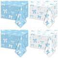APUXXJUPA blue bow tablecloth setup for cozy party ambience