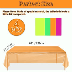 APUXXJUPA green glow tablecloth adds vibrant glow to outdoor celebrations