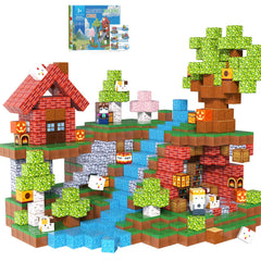 APYR AOMA magnetic building blocks set with 200 pieces for imaginative construction.
