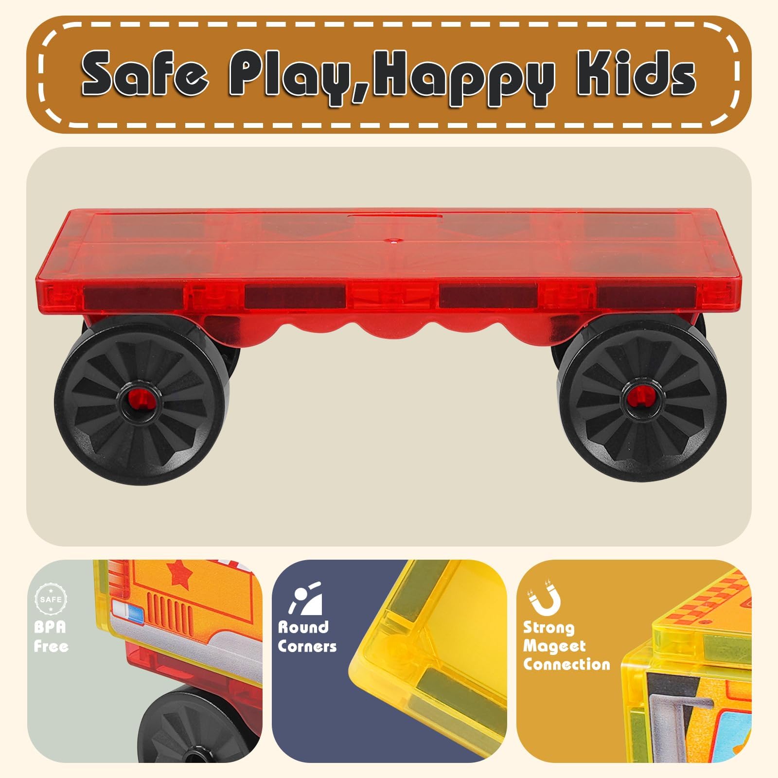apyr aoma educational magnetic tiles set promotes imaginative 3D modeling and problem solving.