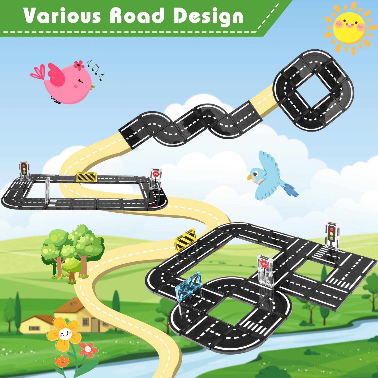 apyr aoma road tiles in use by kids promotes hands-on STEM play and focus