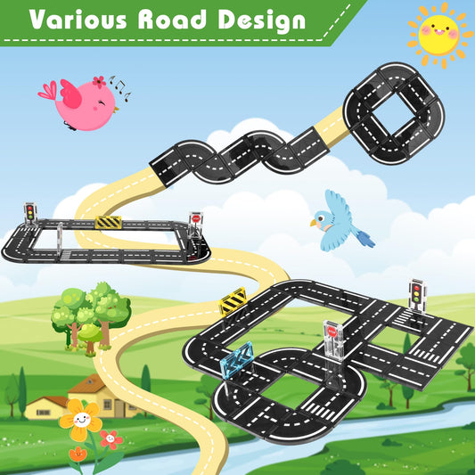 apyr aoma road tiles in use by kids promotes hands-on STEM play and focus