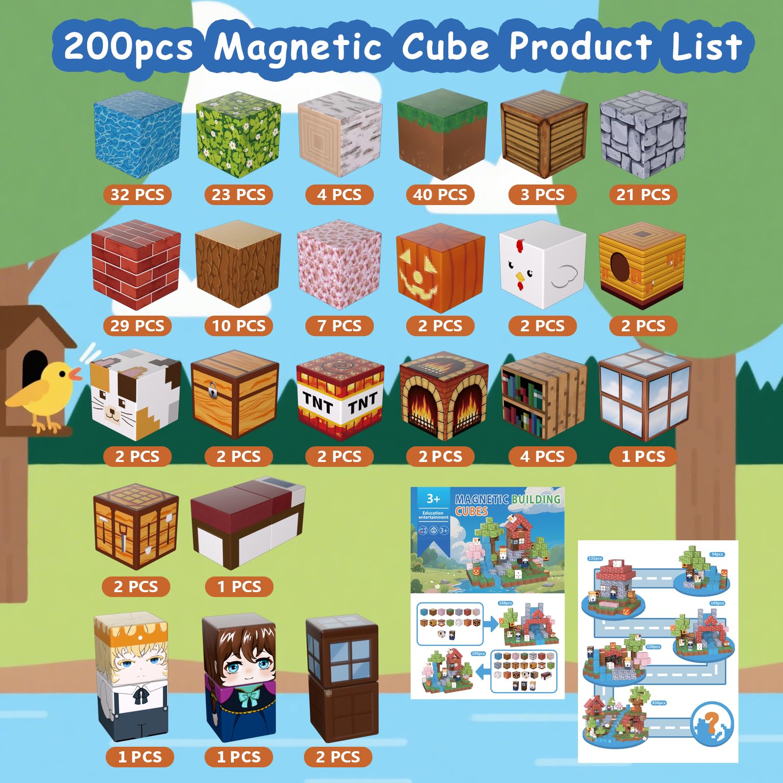 APYR AOMA blocks with strong magnets enable sturdy, frustration-free builds.