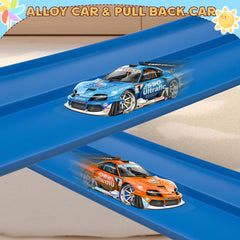 AQFR Flex Track action curves inspire dynamic play.