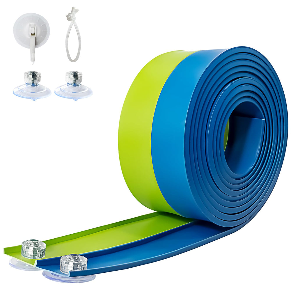 AQFR Flex Tracks 15ft bendable track in green and blue for creative play