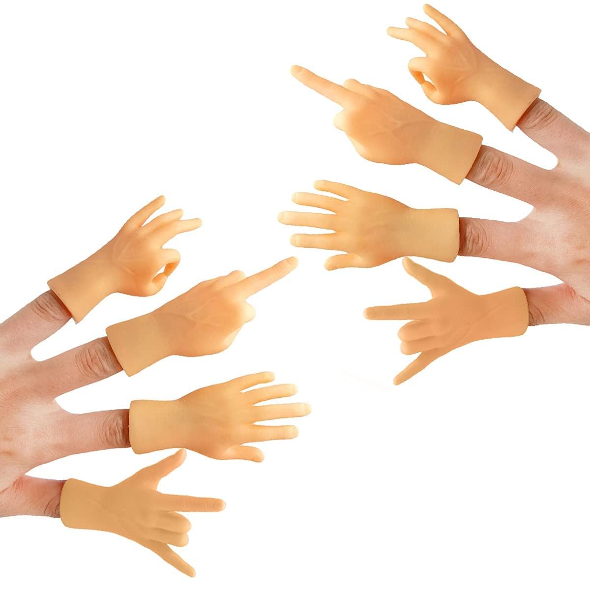 AQKILO Tiny Hands 8-piece set for storytelling and party games.