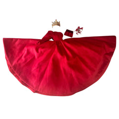 AQQeenmiu dress designed for 11.5-12 inch dolls ensures a snug fit.