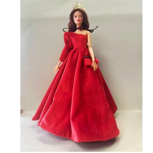 AQQeenmiu full multi-layer skirt creates dramatic movement during doll play.