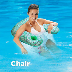 Aqua LEISURE Aqua Mosaic pack-n-go inflatable system for effortless transport.