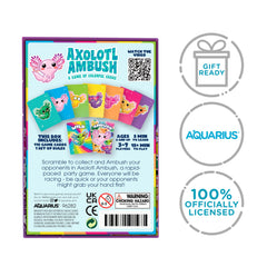 AQUARIUS Axolotl Ambush official merchandise image emphasizes collectible charm