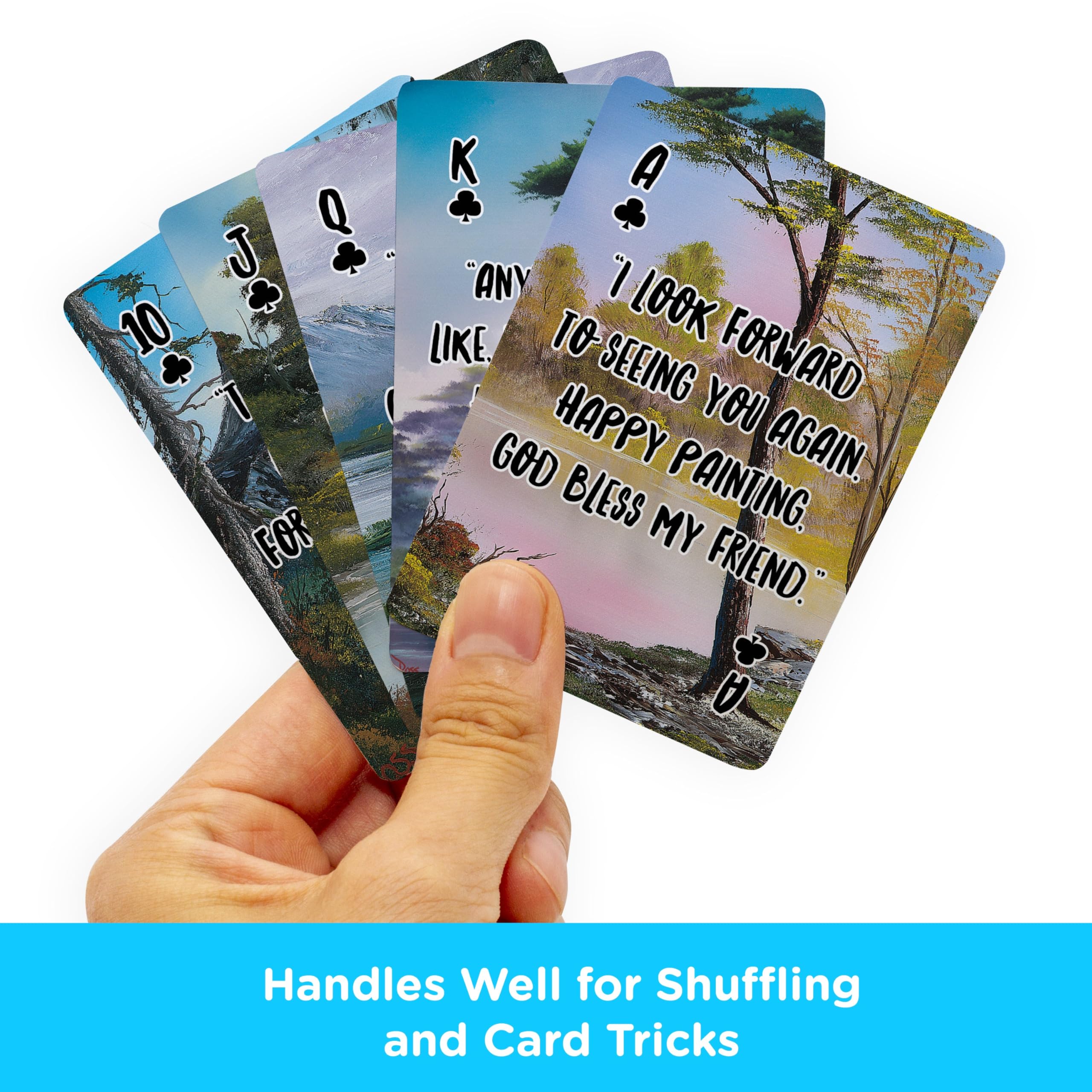 Aquarius Bob Ross Quotes card 04 multicolor visuals ideal for storytelling