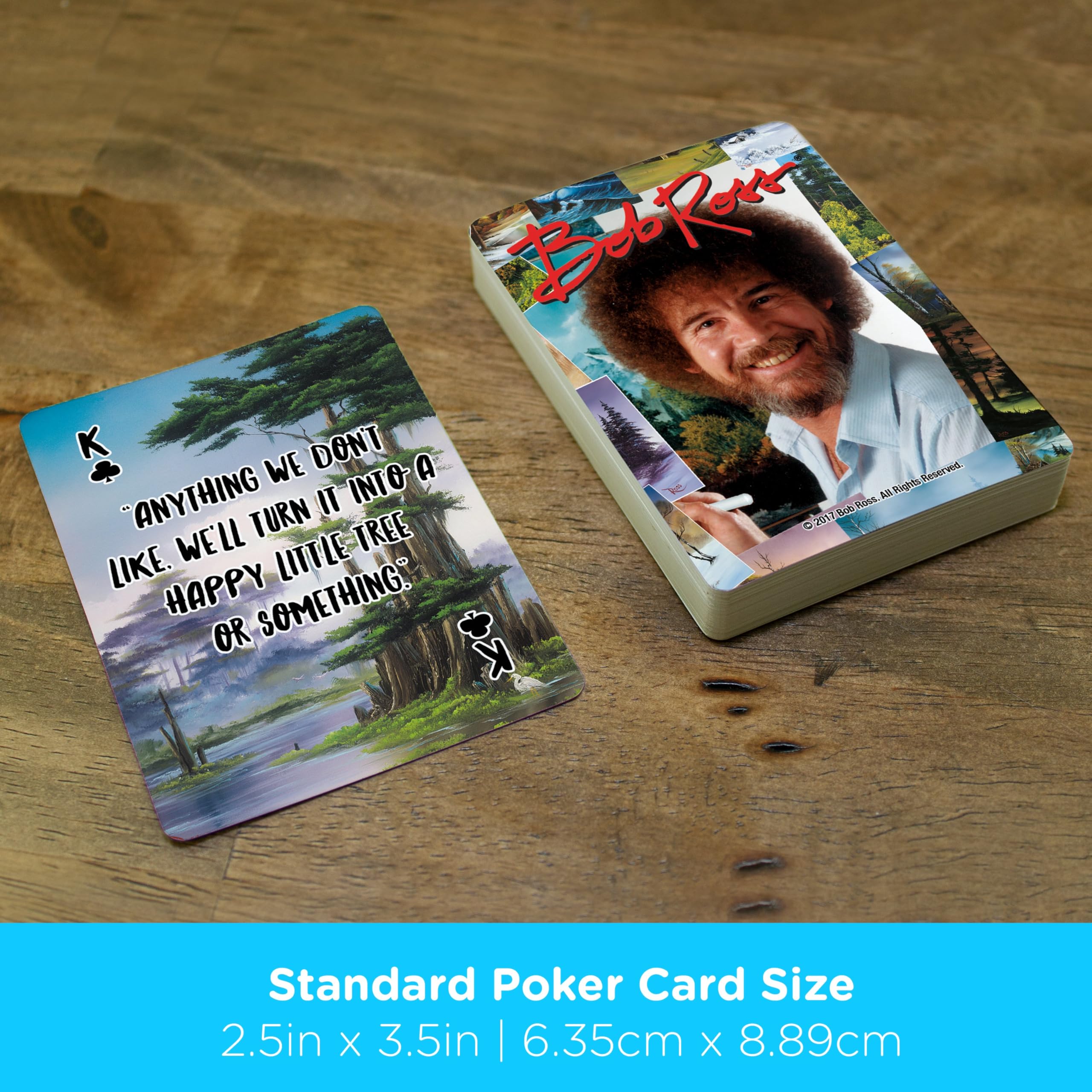 Aquarius Bob Ross Quotes card 05 includes uplifting quotes for casual play