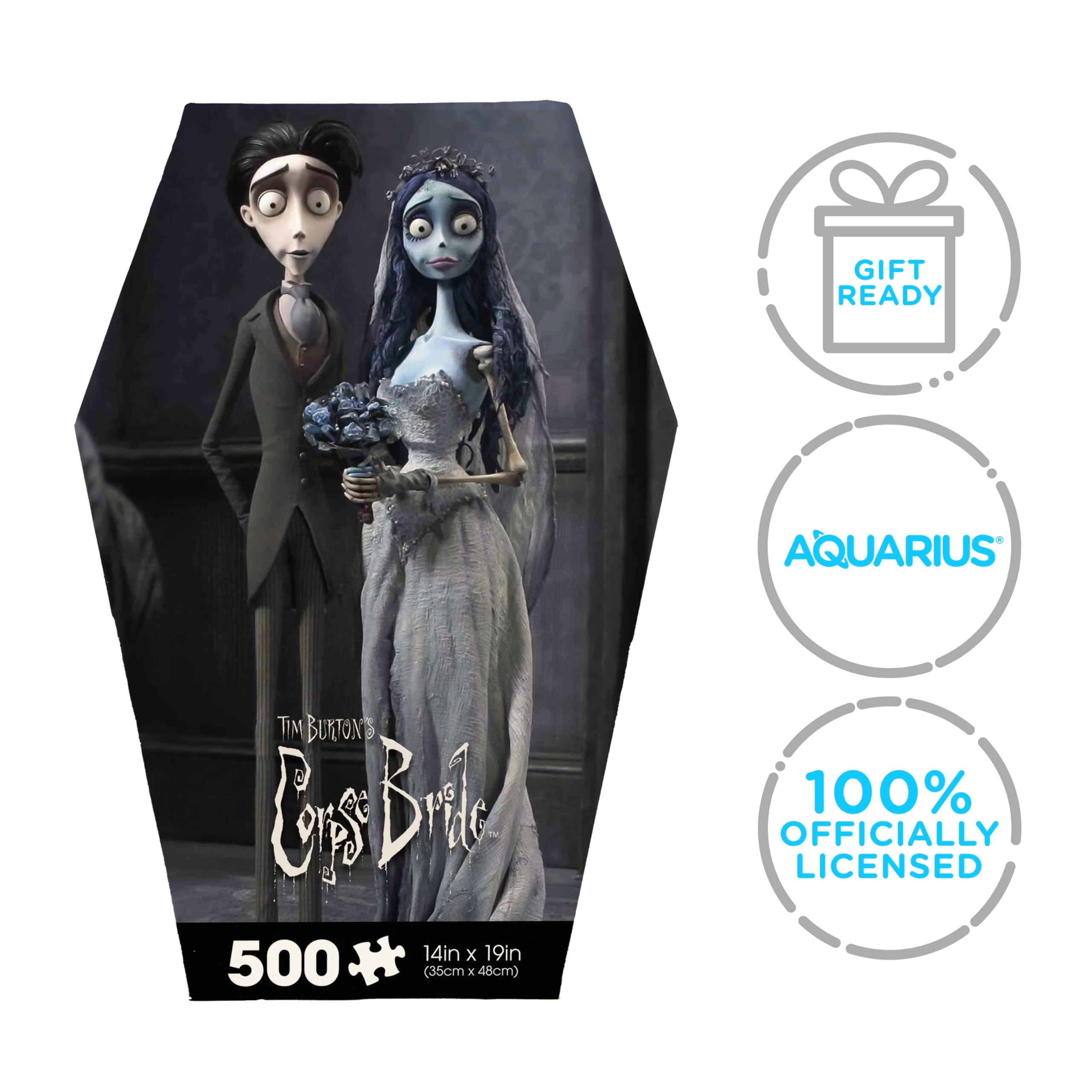 Aquarius Corpse Bride puzzle night suitable for family gatherings