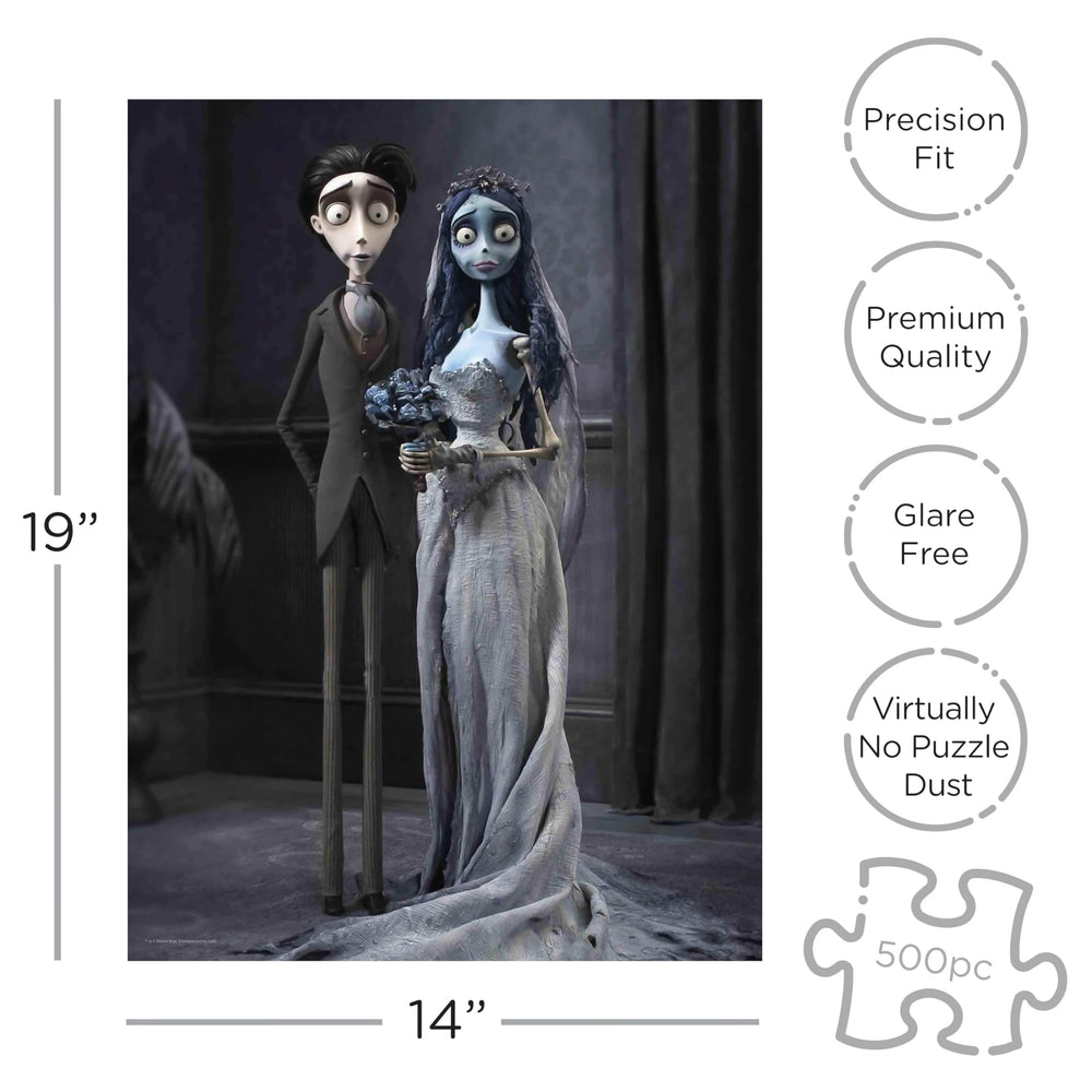 Aquarius Corpse Bride glare-free paper supports vivid imagery during assembly