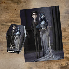 Aquarius Corpse Bride precision-cut pieces ensure a snug puzzle fit