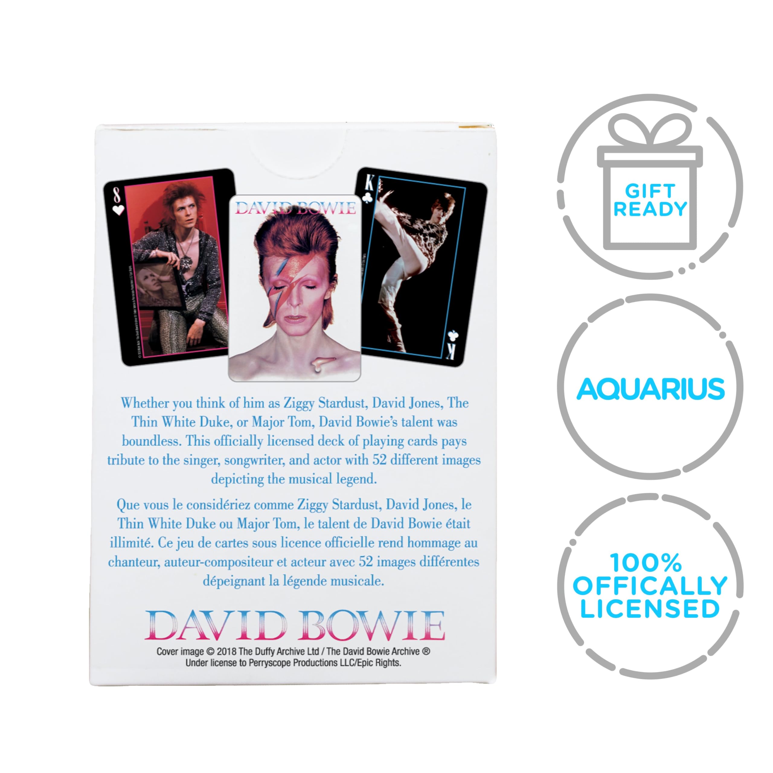 AQUARIUS collectible set of Bowie imagery for Bowie fans.