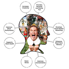 AQUARIUS Elf Collage Puzzle virtually no dust keeps your workspace clean