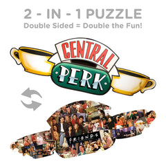 Aquarius Friends Central Perk collage side highlights six friends for memory-keeping fun
