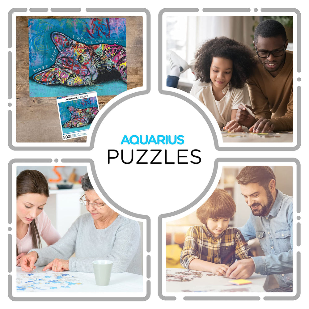 AQUARIUS glare-free paper puzzle reduces reflections during solving