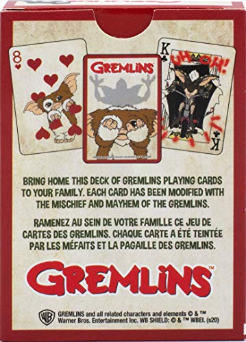 Aquarius Gremlins deck face art 02 features bold colors ideal for play.