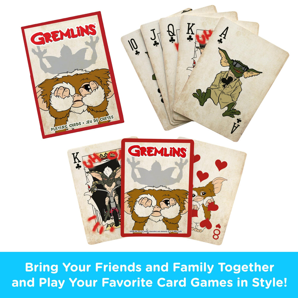Aquarius Gremlins deck face art 03 vivid imagery boosts gifting appeal.