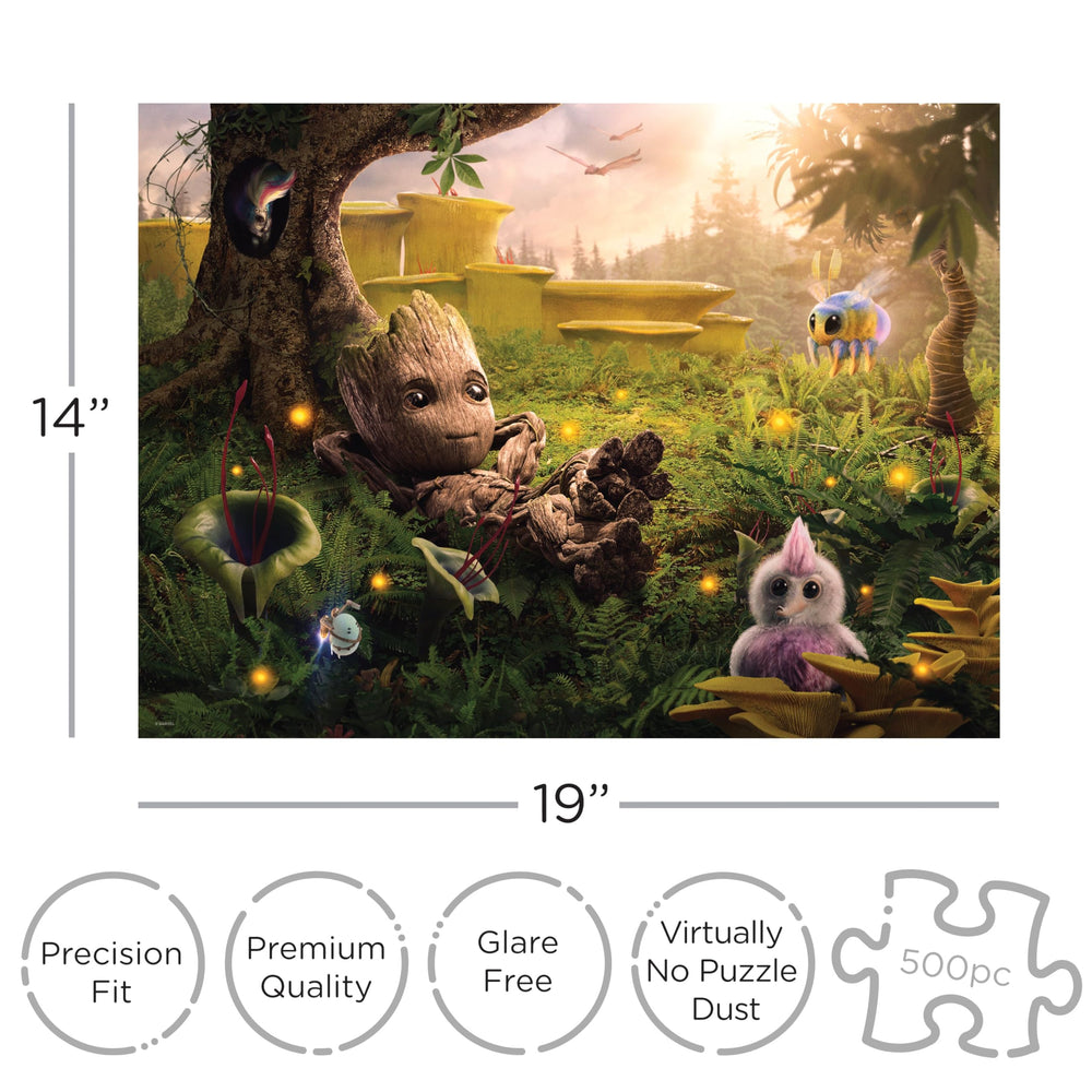 AQUARIUS Guardians of the Galaxy puzzle with glare-free finish for vibrant viewing.