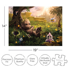 AQUARIUS Guardians of the Galaxy puzzle with glare-free finish for vibrant viewing.