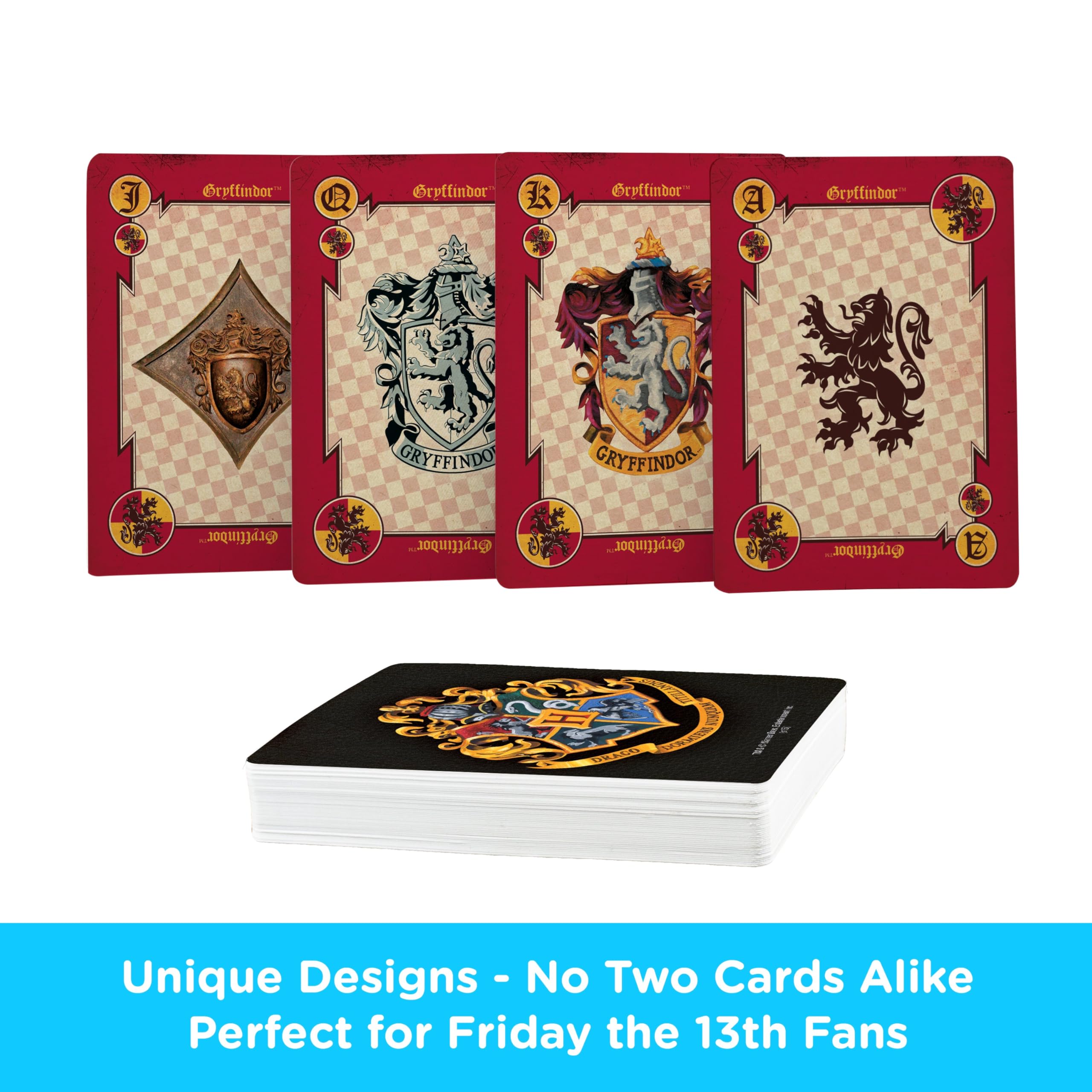 AQUARIUS Harry Potter Crests linen finish close-up for smooth handling.