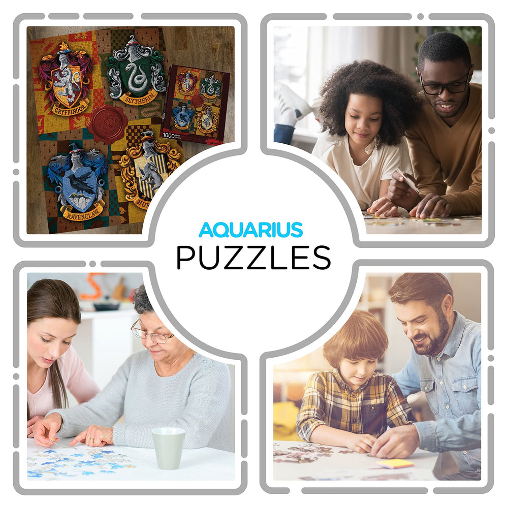 AQUARIUS Harry Potter Puzzle officially licensed crest design artwork.