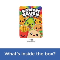 Aquarius Kawaii Krush adorable-food icons highlight colorful, crave-worthy visuals for play.