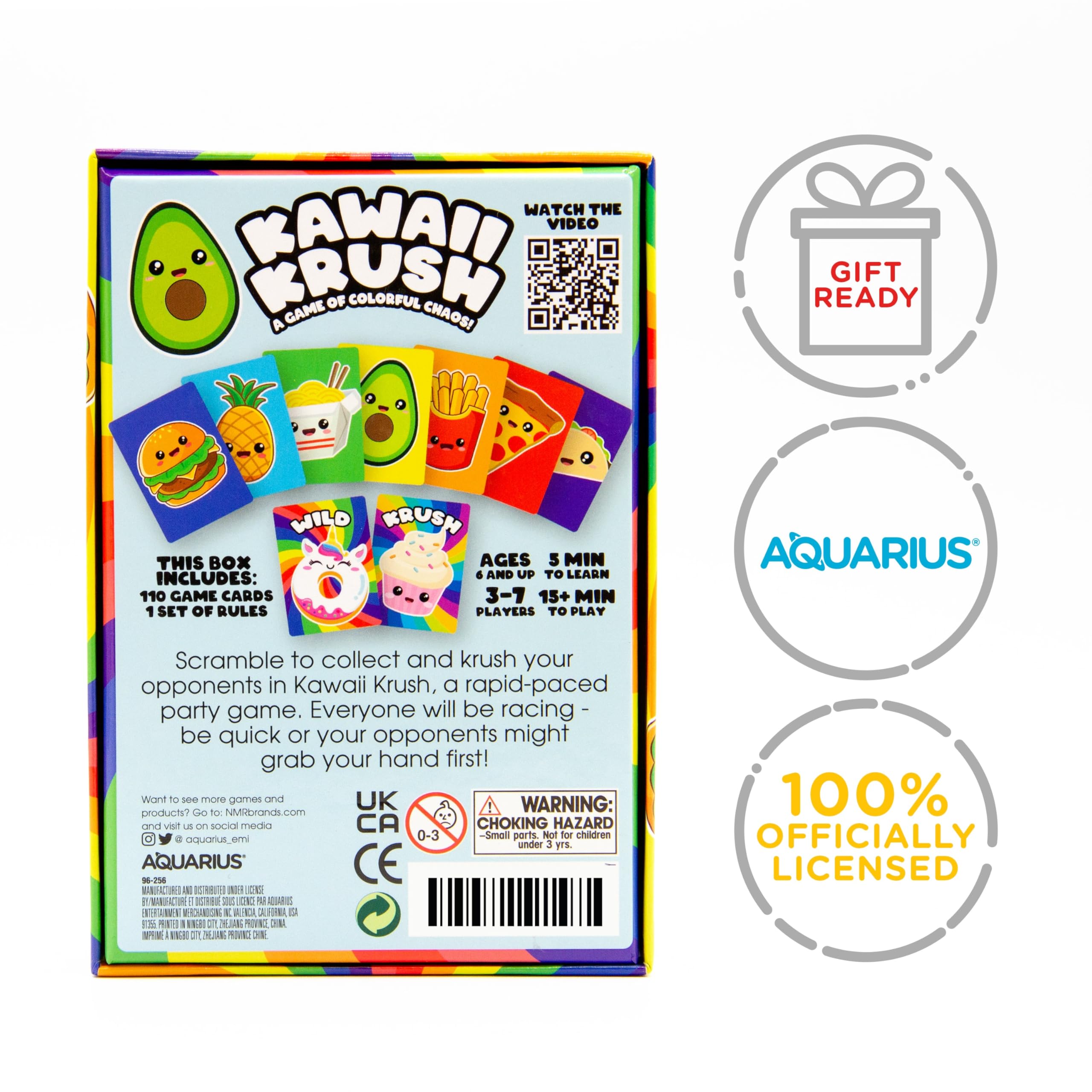 Aquarius Kawaii Krush ages 6-up image reinforces suitable age range and fun.
