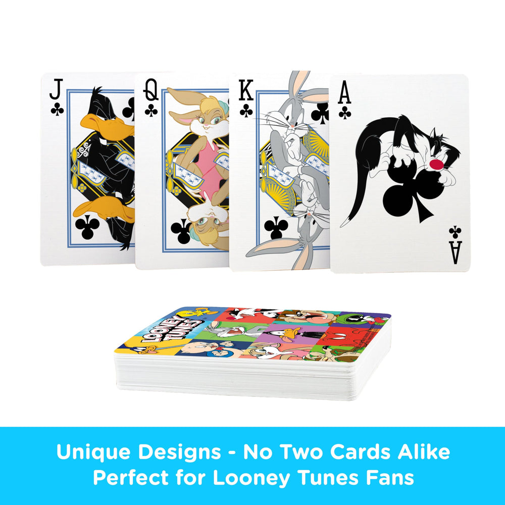 Aquarius Looney Tunes playing cards are officially licensed for authentic memorabilia lovers.