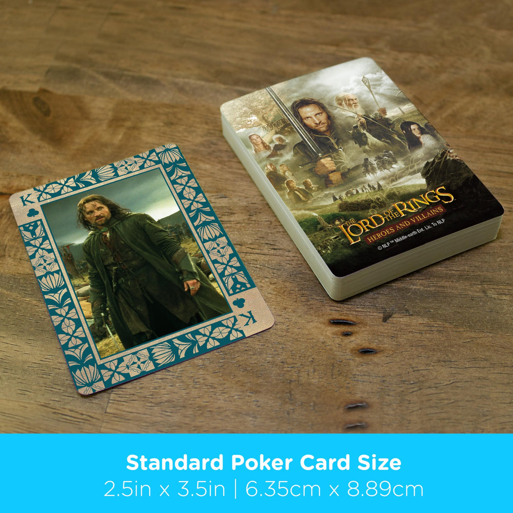 AQUARIUS gift-ready LOTR deck ideal for birthdays and game nights