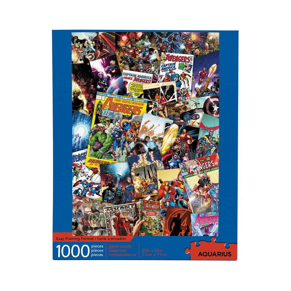 Aquarius Marvel Puzzle box collage artwork, ideal for display and gifting to fans