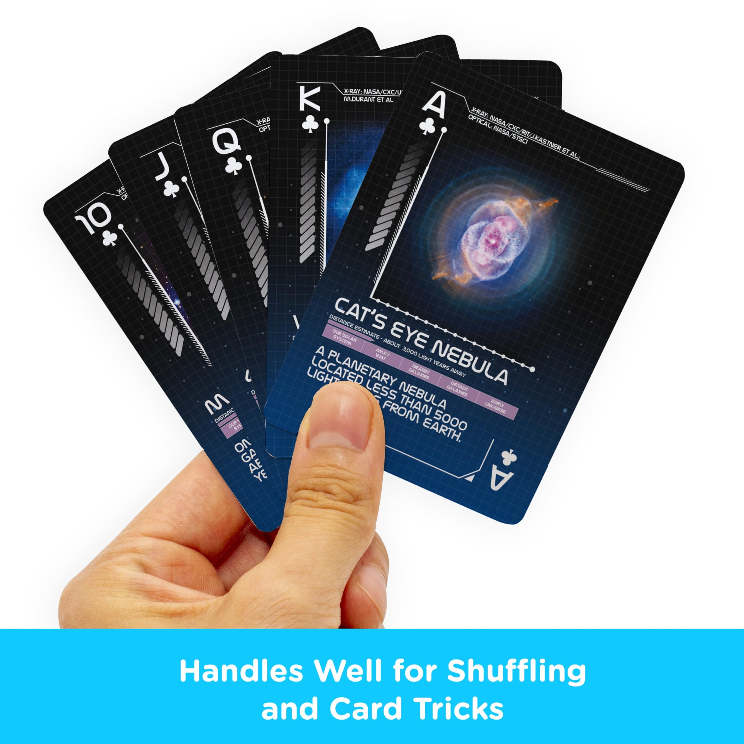 Aquarius NASA Across the Universe card face rocket detail for dynamic play.
