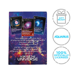 Aquarius NASA Across the Universe linen-finish closeup emphasizing tactile quality.