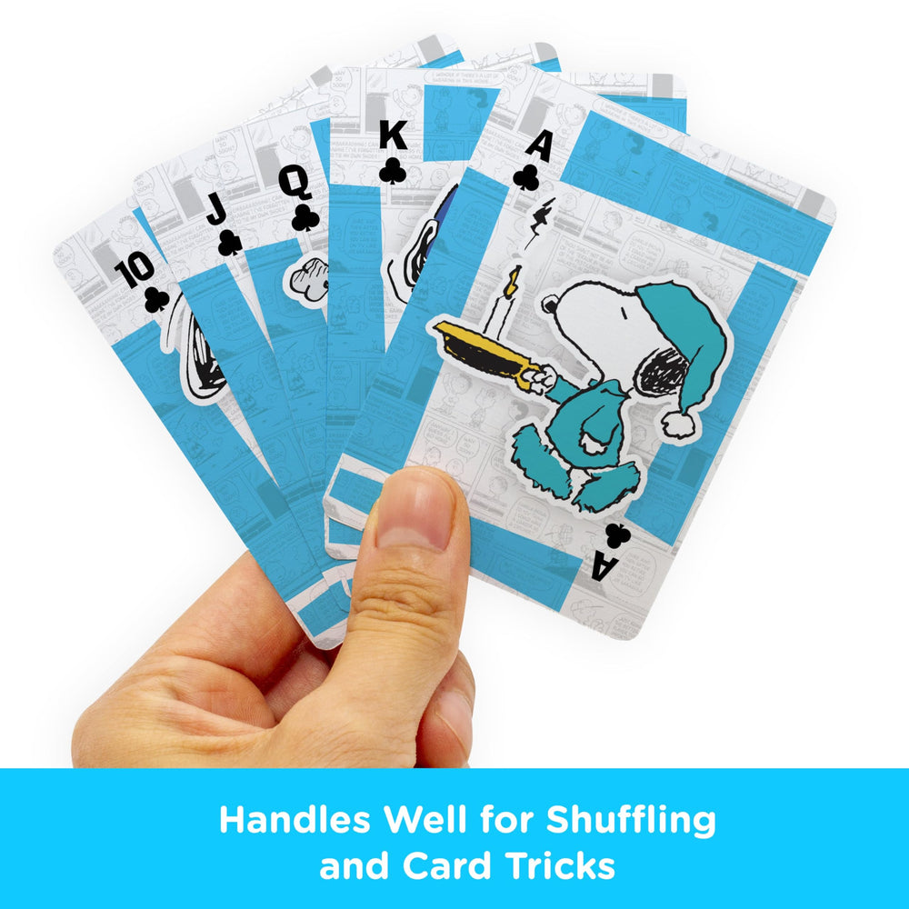 Aquarius Peanuts Snoopy playing cards panel 6, a thoughtful gift for fans and players.