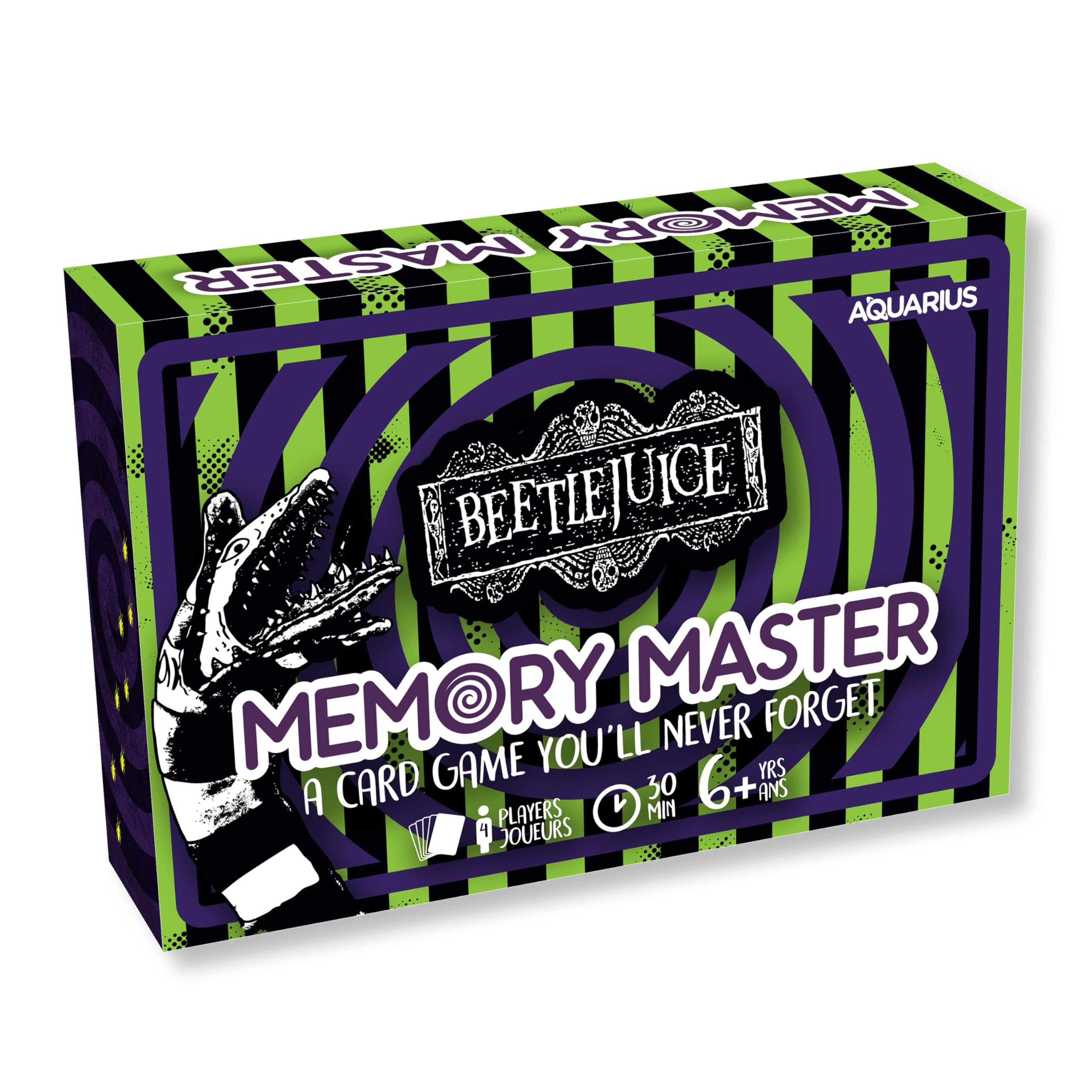 AQUARIUS Rick & Morty Memory Master box front for family game night