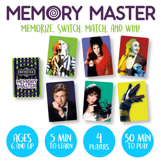 AQUARIUS Memory Master cards face close-up for quick pattern recall
