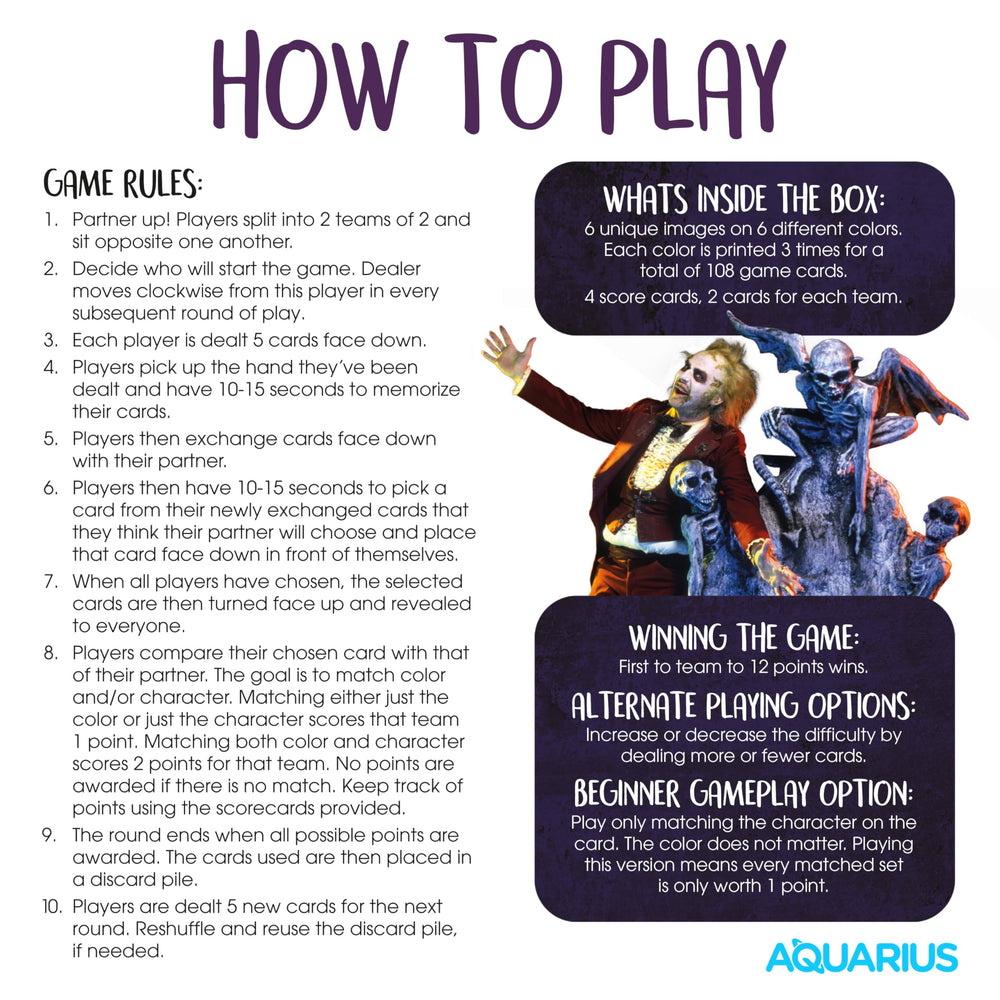 AQUARIUS Memory Master packaging highlighting licensing and quality