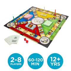 AQUARIUS Seinfeld Festivus board game board layout, setup for festive strategy and laughter.